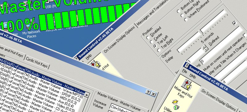 Sound Control - An Alternative Freeware Windows Sound Mixer And Volume Control Applet