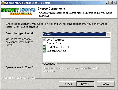 Installation - Component Selection