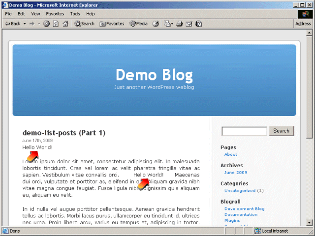 View Post To See Shortcode In Action